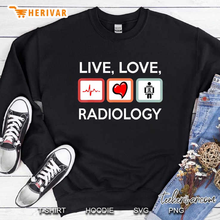 Radiology Technician Womens Shirt Live Love X-Ray Mugs