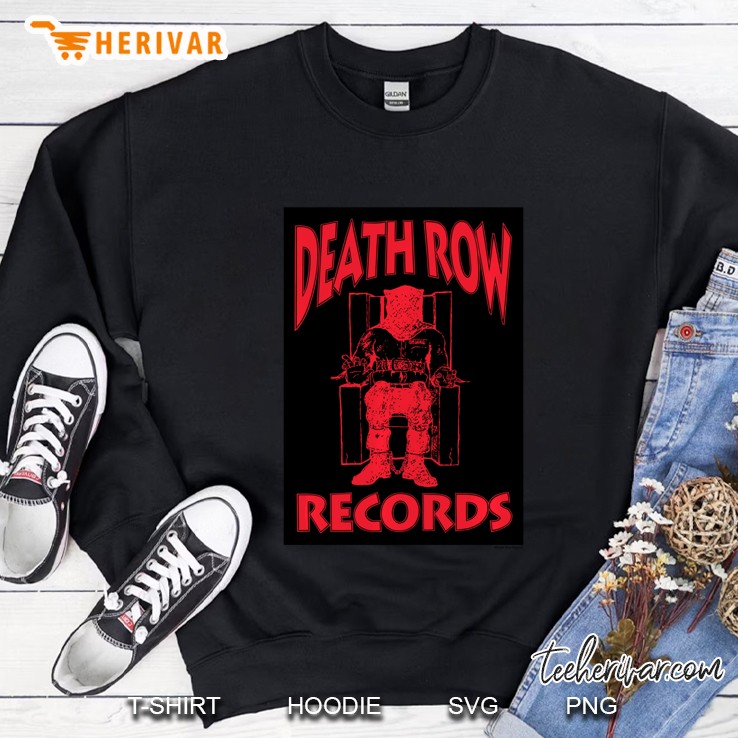 Death Row Records Logo Black Box Sweatshirt