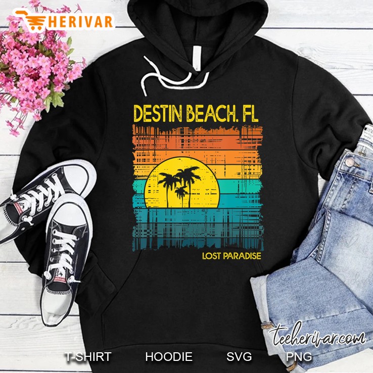 Destin Beach Florida Shirt Sunset Mugs