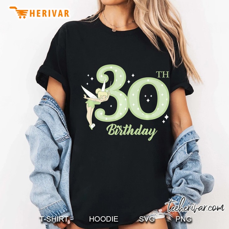 Peter Pan 30Th Birthday Tinkerbell Portrait Hoodie