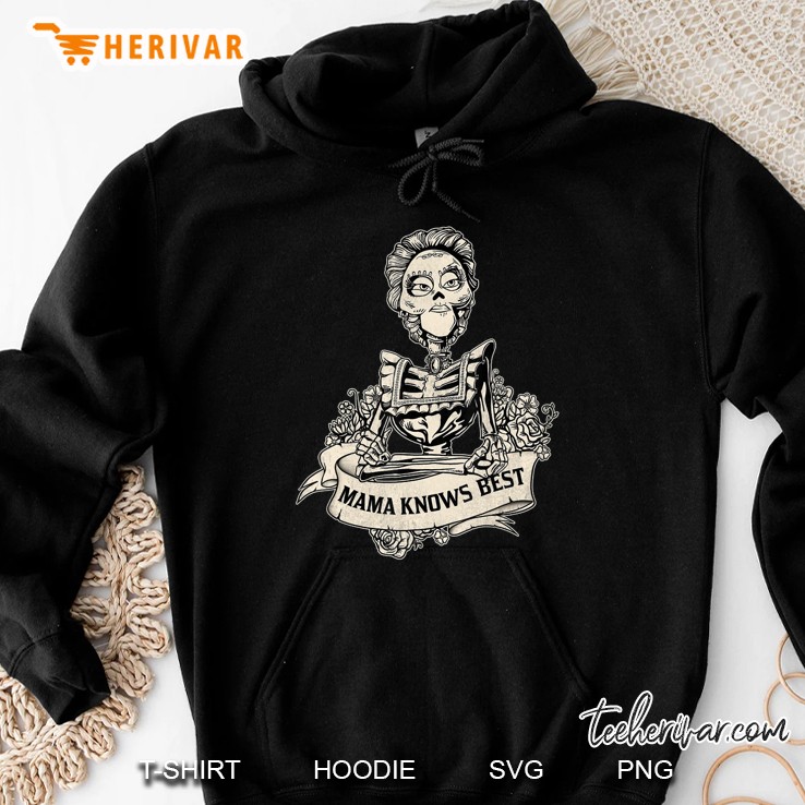 Pixar Coco Tia Victoria Mama Knows Best Portrait Hoodie