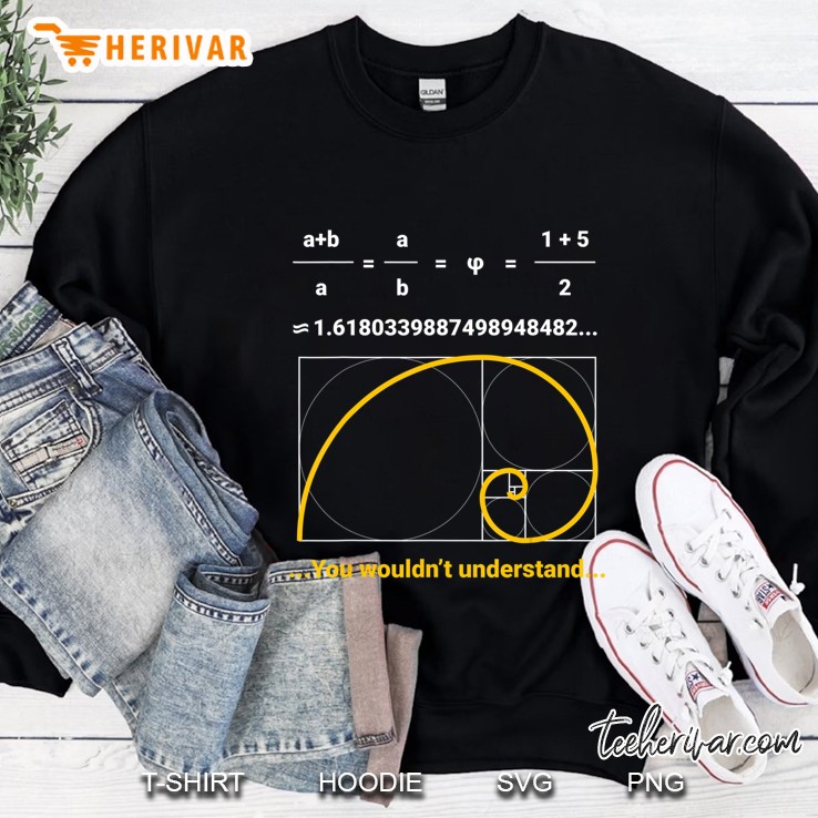 Golden Ratio Fibonacci Spiral Pi Sweatshirt