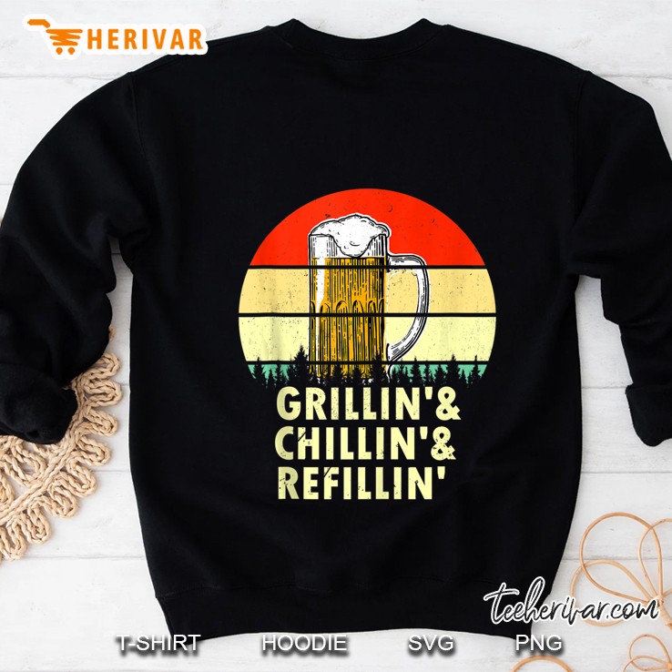 Grillin And Chillin And Refillin Mugs