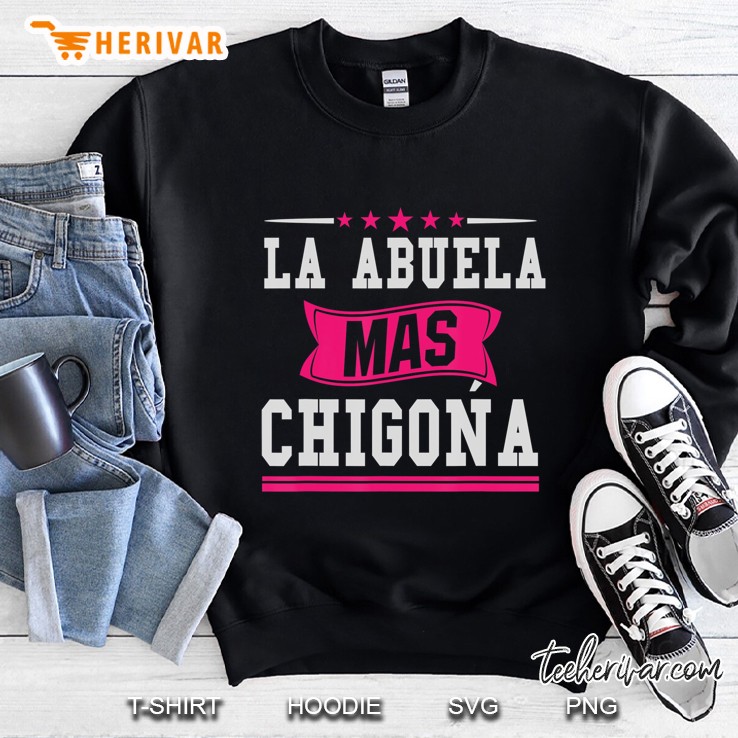 La Abuela Mas Chingona Funny Abuela Gift Tee Shirt Mugs