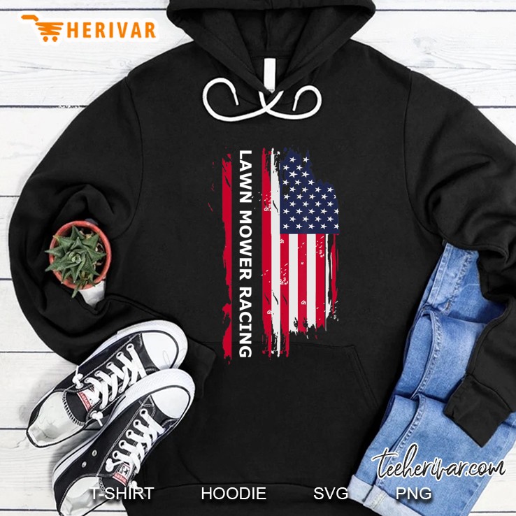 Lawn Mower Racing, Lawn Racing Fans Gift Hoodie