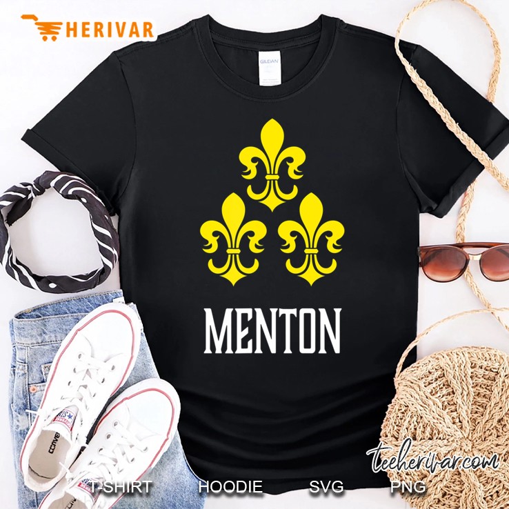 Menton, France - French Fleur De Lis Shirt