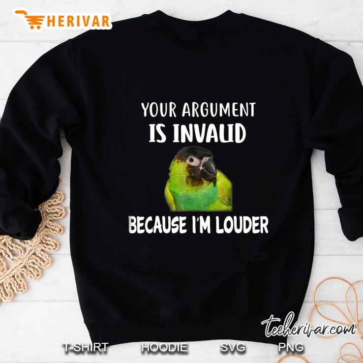 Nanday Conure Shirt, I Am Louder Conure Sweatshirt