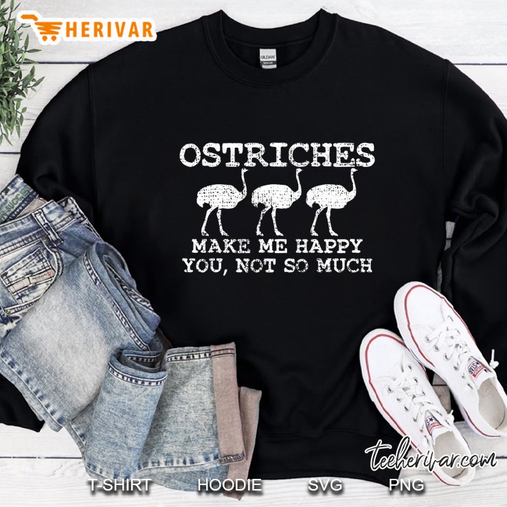Ostrich Bird Flightless Vintage Gift Sweatshirt