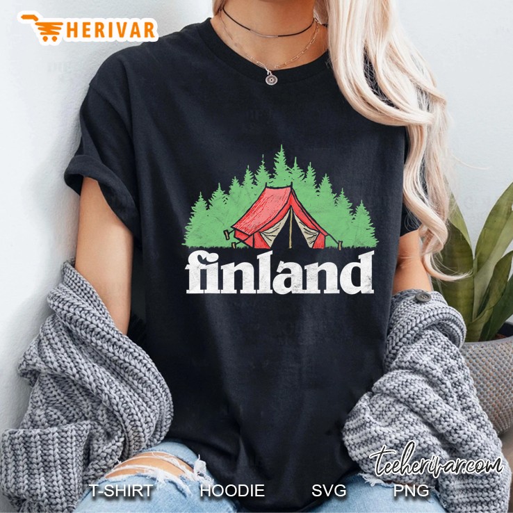 Finland Camping Ladies Tee