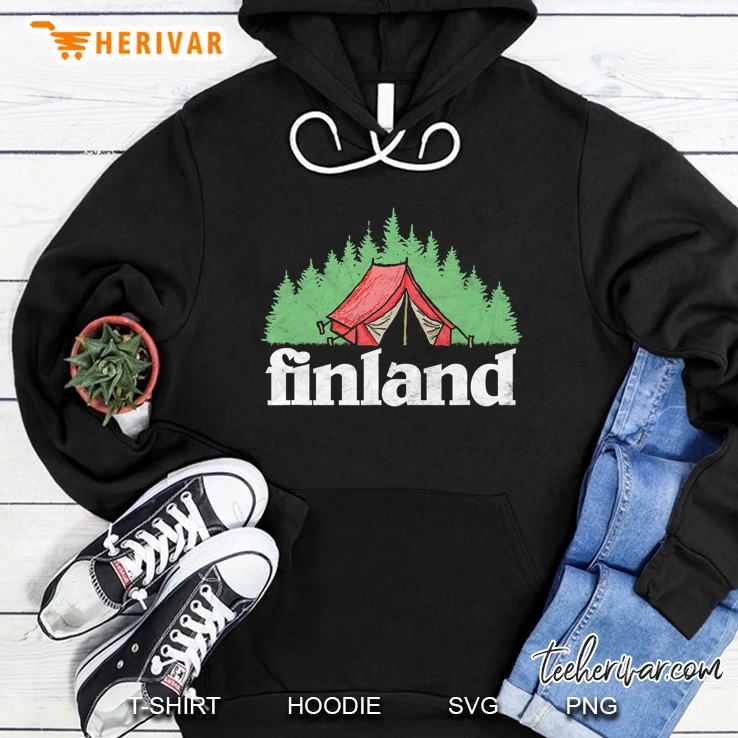 Finland Camping Hoodie