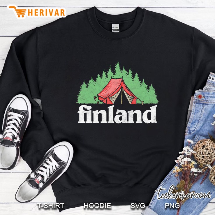 Finland Camping Sweatshirt