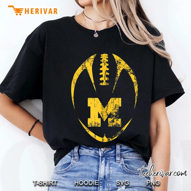 Retro Michigan Football Ladies Tee