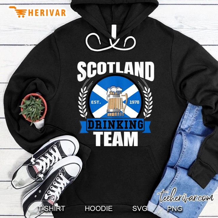 Scotland Drinking Team Funny Scottish Flag Beer Saltire Mugs