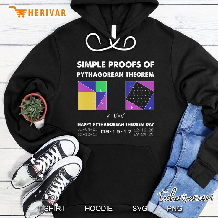 Simple Proofs Of Pythagorean Theorem Hoodie