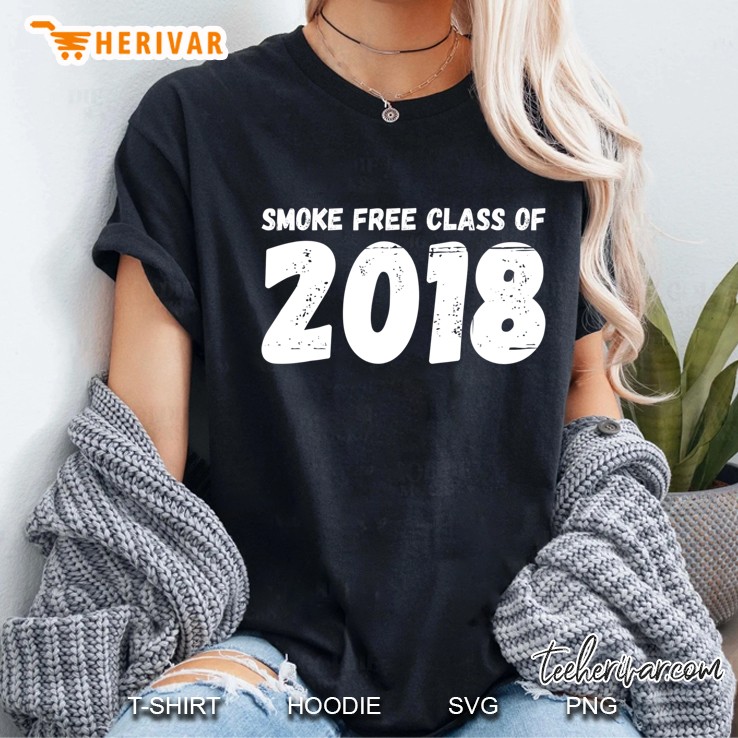 Smoke Free 2018 Tshirt Vintage Quit Smoking Ladies Tee
