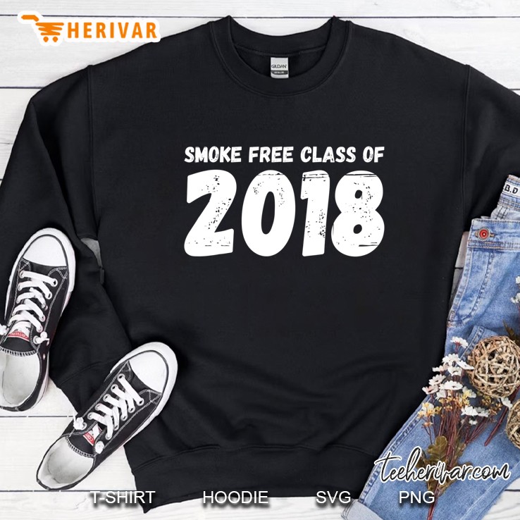 Smoke Free 2018 Tshirt Vintage Quit Smoking Sweatshirt