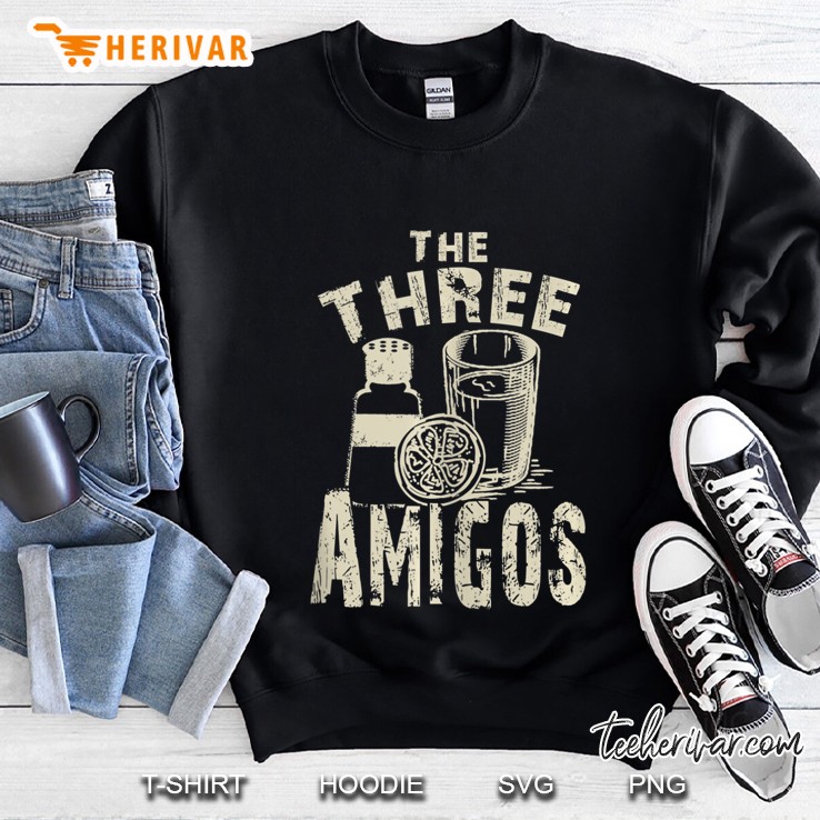 Three Amigos Cocktail Funny Bartending Alcohol Pun Tank Top Mugs