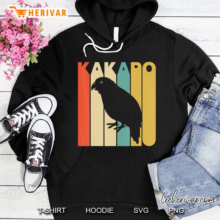 Vintage Kakapo Silhouette Hoodie