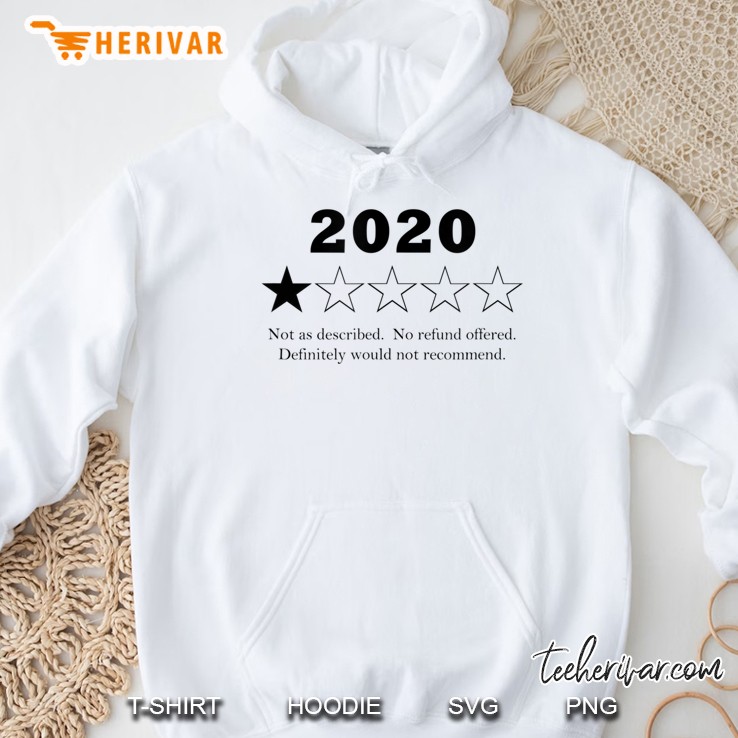 2020 One Star Review - Would Not Recommend Hoodie
