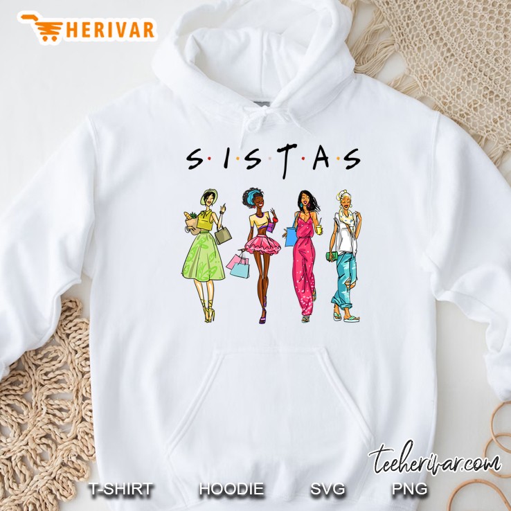 Black Sistas Queen Melanin African American Women Hoodie
