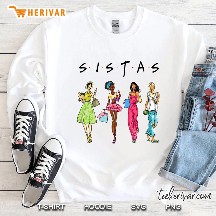 Black Sistas Queen Melanin African American Women Sweatshirt