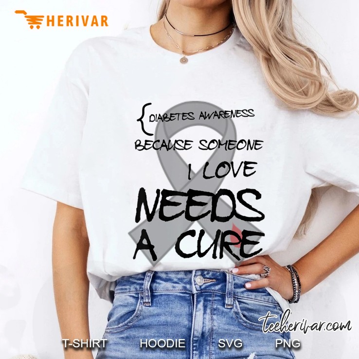 Diabetes Awareness Type 1 2 Diabetic Ladies Tee