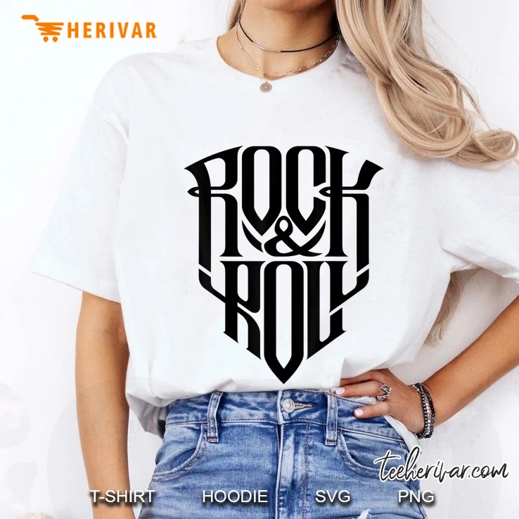 I Love Rock & Roll Tee, Rock And Roll Fashion Graphic Design Hoodie