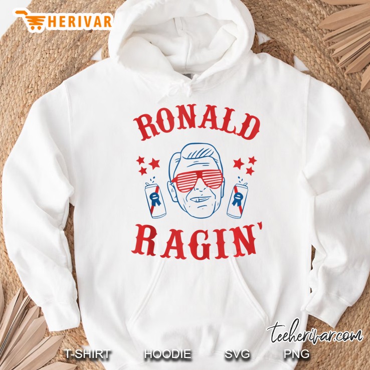 Ronald Ragin Ronald Reagan Drinking 4Th Of July Tank Top Hoodie