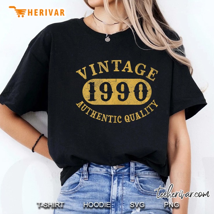 1990 Vintage 30 Years Old 30Th Birthday, Anniversary Gift Tank Top Ladies Tee