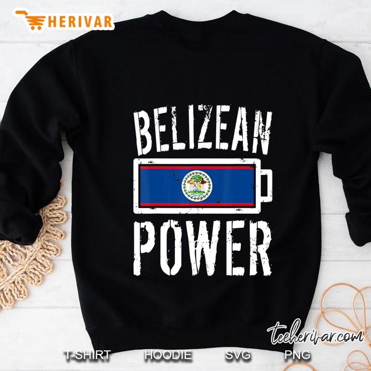 Belize Flag Belizean Power Battery Proud Tee Mugs