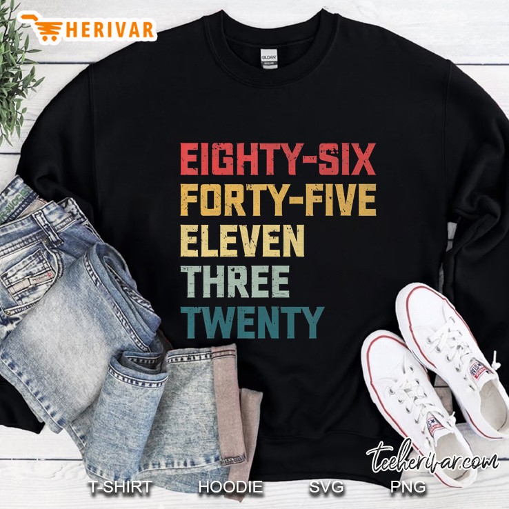 Eighty-Six Forty-Five Eleven Three Twenty Vintage 864511320 Ver2 Sweatshirt