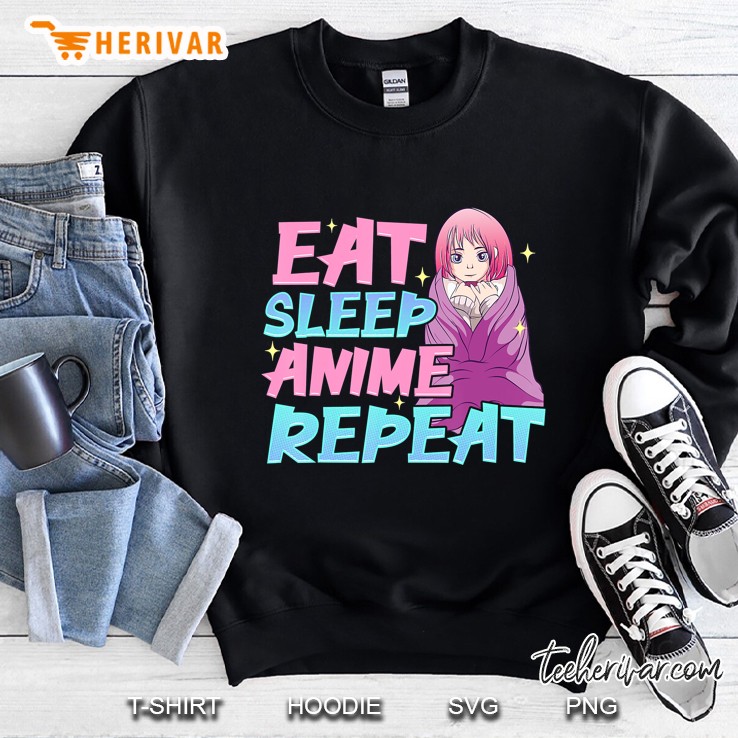 Anime Obsessed Girl Eat Sleep Anime Repeat Mugs