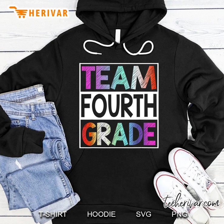 Hello Fourth Grade 4Th Grade Back To School Hoodie