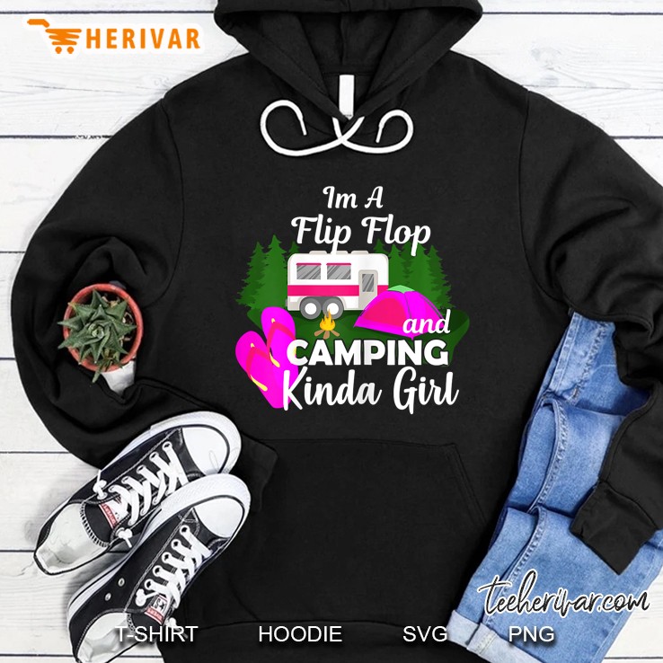 I'm A Flip Flops And Camping Kinda Girl Flip Flops Mugs