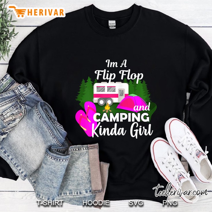 I'm A Flip Flops And Camping Kinda Girl Flip Flops Mugs