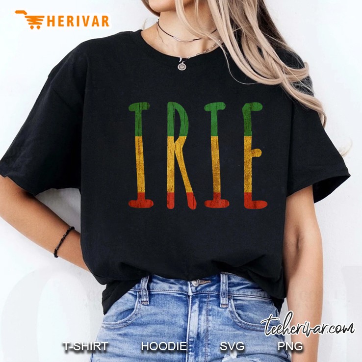 Irie Mon Reggae Rasta Jamaica Ladies Tee
