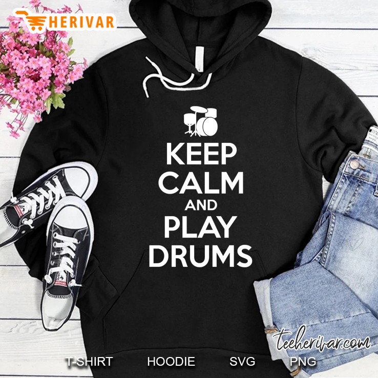 Keep Calm And Play Drums Mugs