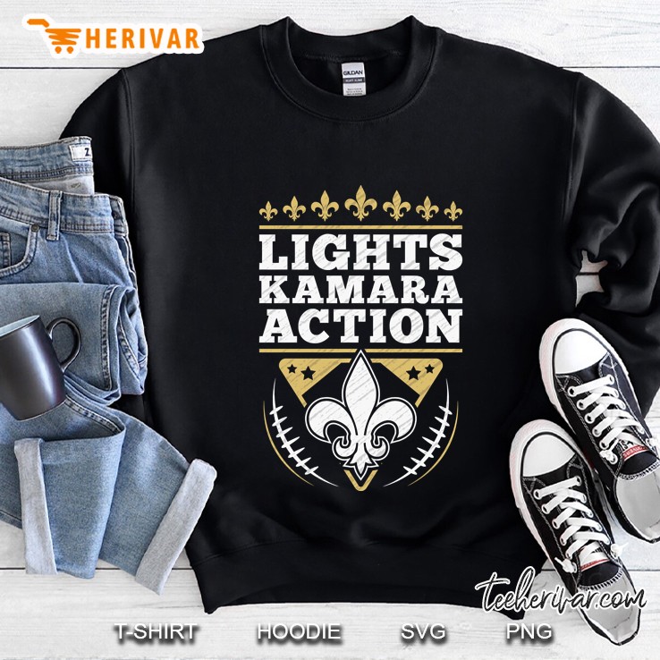 Lights Kamara Action Funny Football New Orleans Pullover Sweatshirt