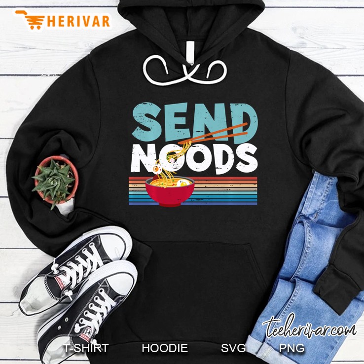Love Noods Send Noodles Joke Ramen Fan Gift Pullover Hoodie