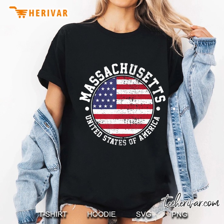 Massachusetts Vintage Ladies Tee