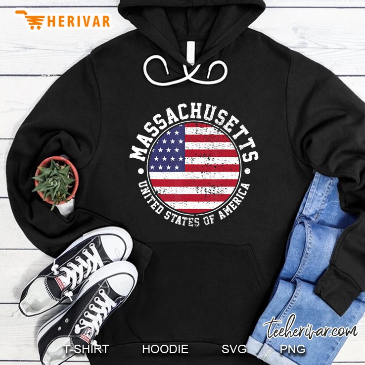 Massachusetts Vintage Hoodie