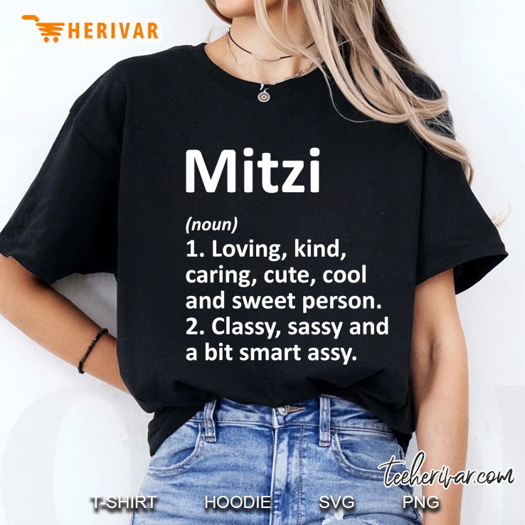 Mitzi Definition Personalized Name Funny Birthday Gift Idea Hoodie