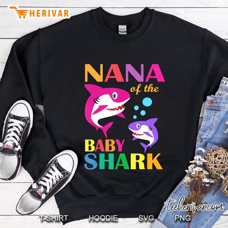 Nana Of The Baby Shark Birthday Nana Shark Mother's Day Mugs