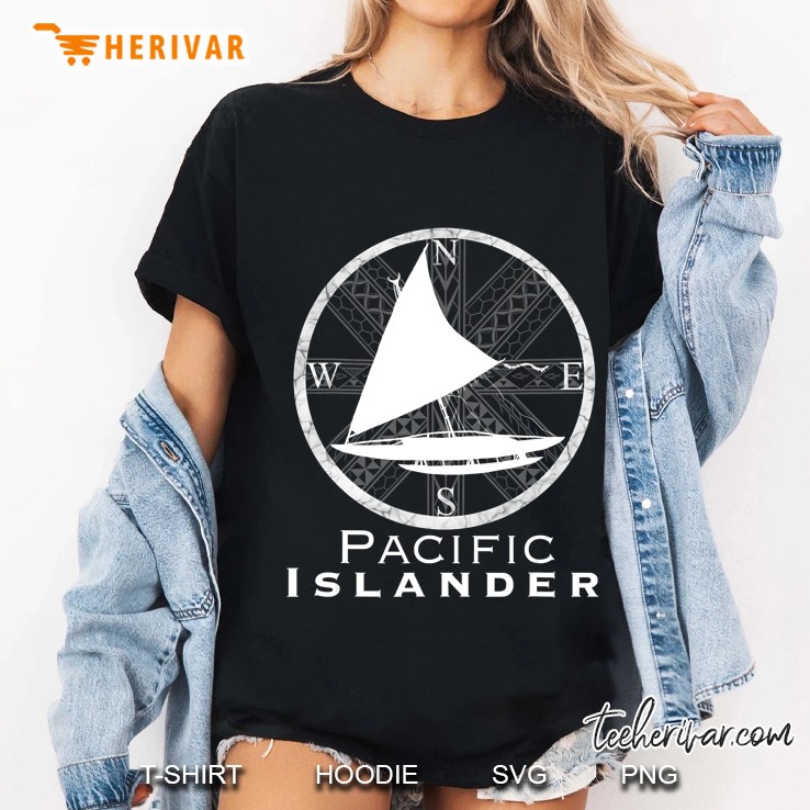 Polynesian Islander Tribal Canoe Design Ladies Tee