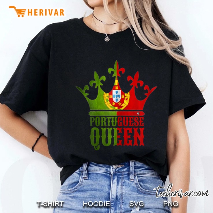 Portuguese Queen Flag Ladies Tee
