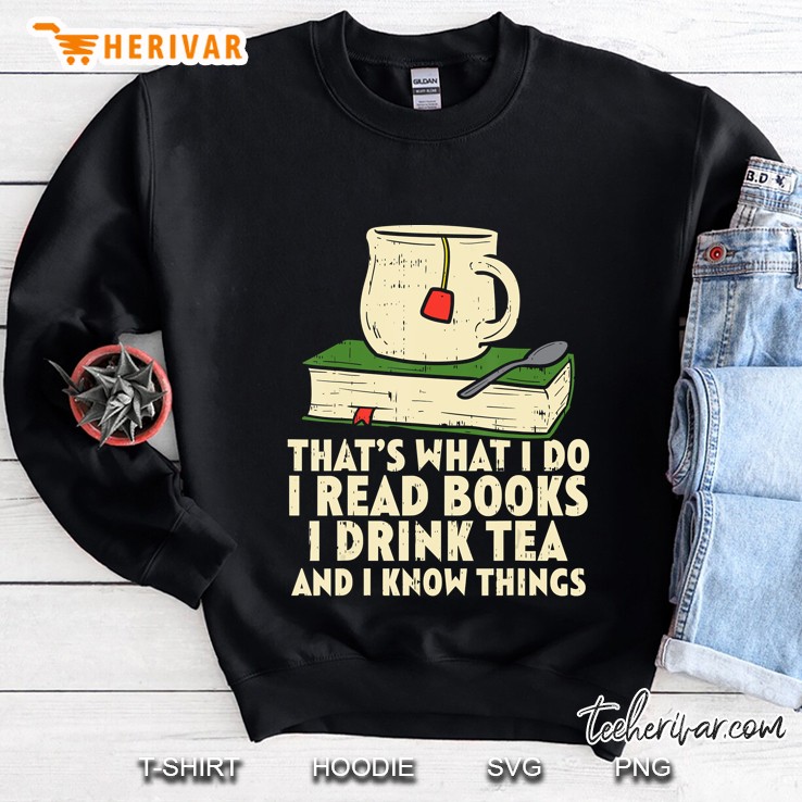 Read Books Drink Tea Know Things Funny Librarian Reader Mugs