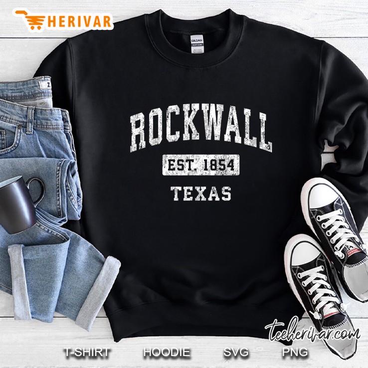 Rockwall Texas Tx Vintage Established Sports Design Mugs