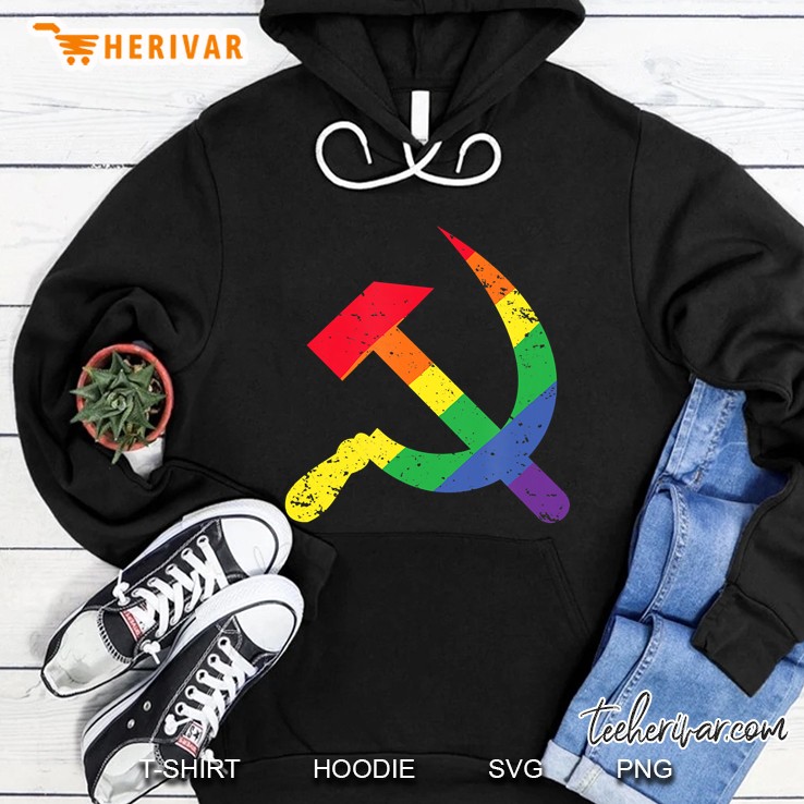 Soviet Union Communist Flag Hammer And Sickle Lgbtq Rainbow Mugs