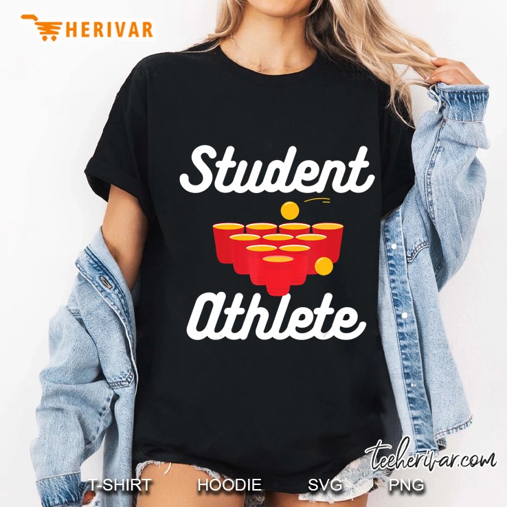 Student Athlete Beer Pong Champion Tee For Students Ladies Tee