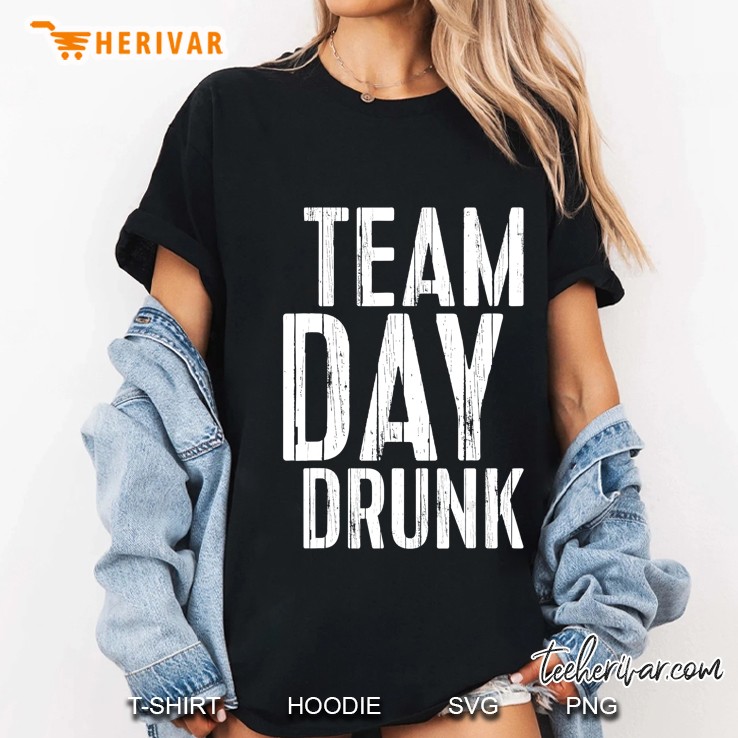 Team Day Drunk Drinking Gif Ladies Tee